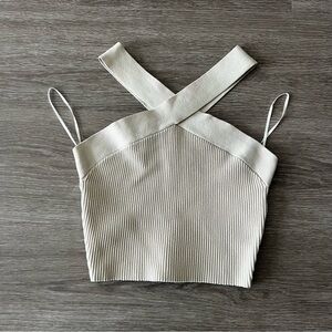 Aritzia Babaton Sculpt Criss Cross Top